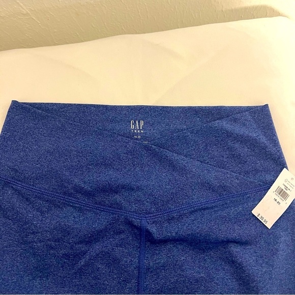 Gap Teens Go Dry Moisture Wicking Leggings Blue XXXL (18-20) NWT Running Yoga - Picture 6 of 12